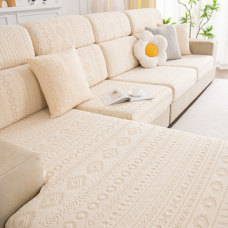 Jacquard Elastic Fleece -sohvakansi